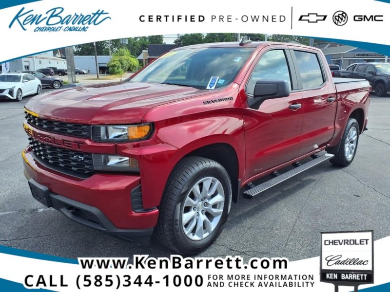 Certified 2021 Chevrolet Silverado 1500 Custom w/ LPO, Dark Essentials Package image 1