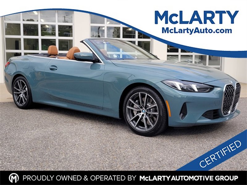 Certified 2025 BMW 430i Convertible w/ Premium Package image 1