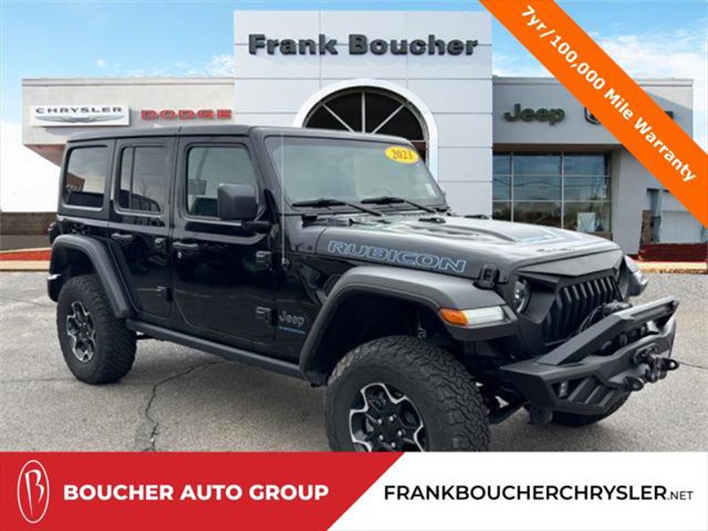 Certified 2023 Jeep Wrangler Unlimited Rubicon 4xe w/ Cold Weather Group image 1