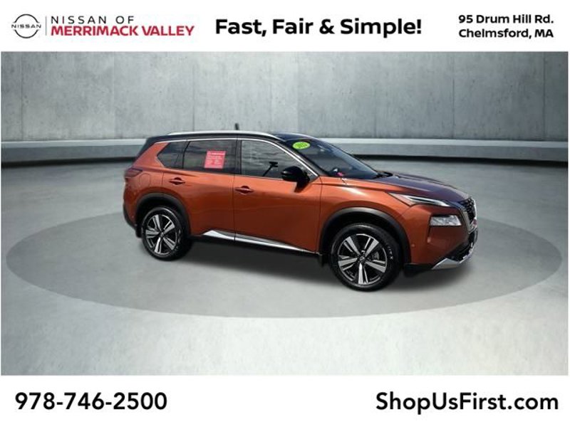 Certified 2022 Nissan Rogue Platinum w/ Head-Up Display Package image 1