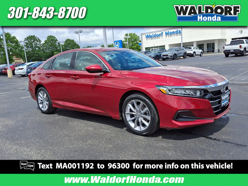 Certified 2021 Honda Accord LX image 1
