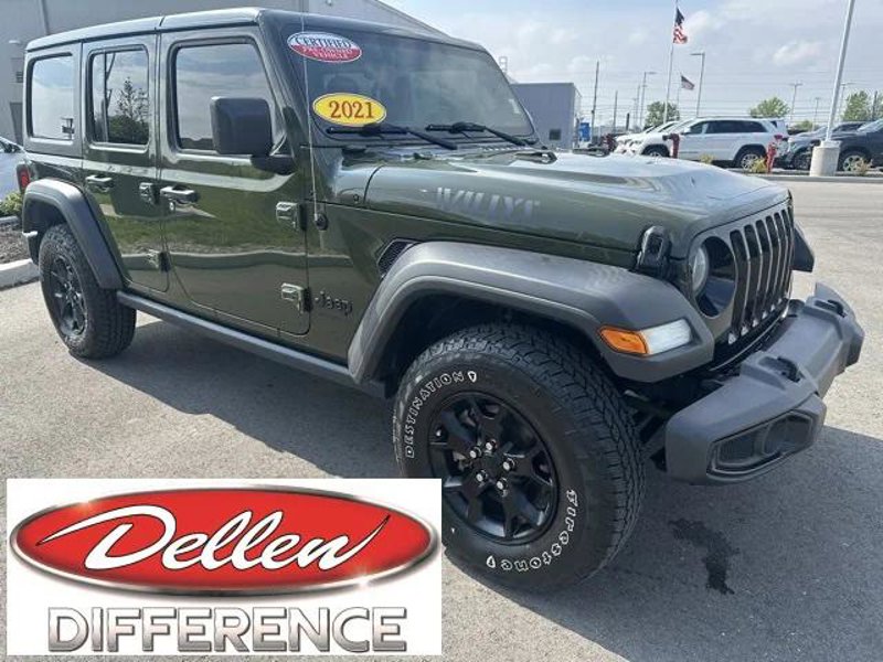 Certified 2021 Jeep Wrangler Unlimited Sport image 1