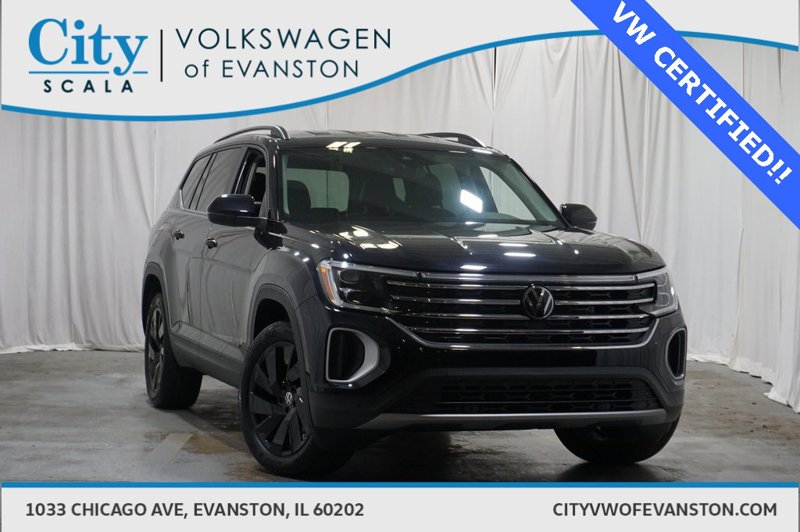 Certified 2024 Volkswagen Atlas SE w/ Black Wheel Package image 1