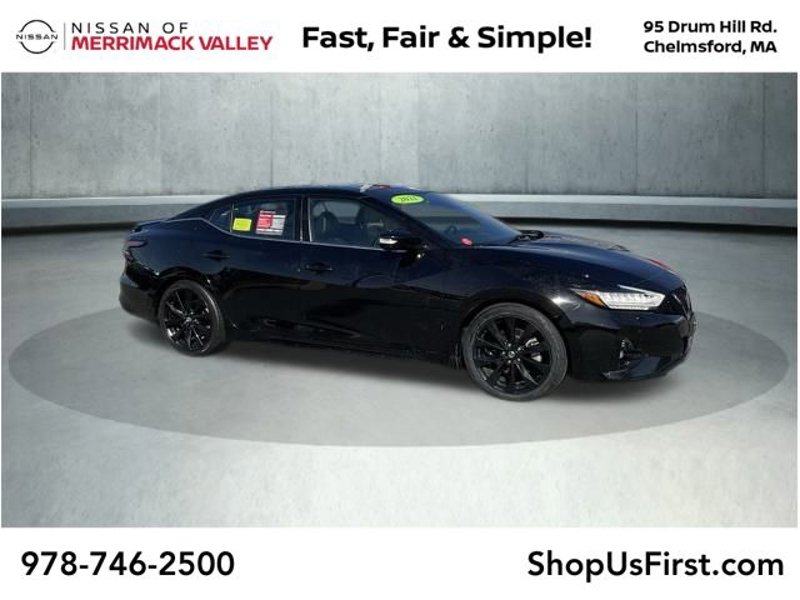 Certified 2021 Nissan Maxima SR w/ Sport Mat Group image 1