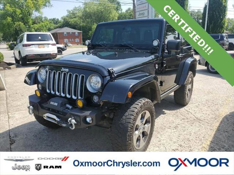 Certified 2017 Jeep Wrangler Sahara w/ Dual Top Group image 1