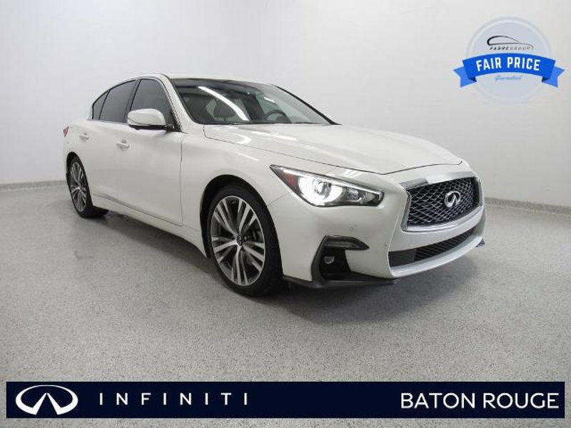 Certified 2022 INFINITI Q50 Sensory image 1