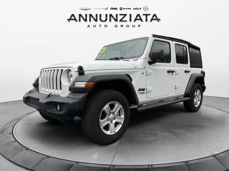 Certified 2021 Jeep Wrangler Unlimited Sport image 1