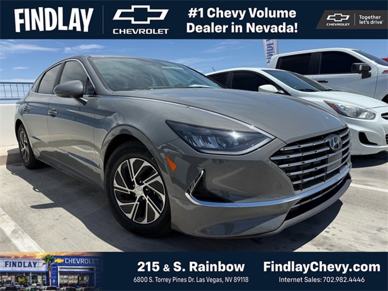 Used 2022 Hyundai Sonata Blue w/ Cargo Package image 1