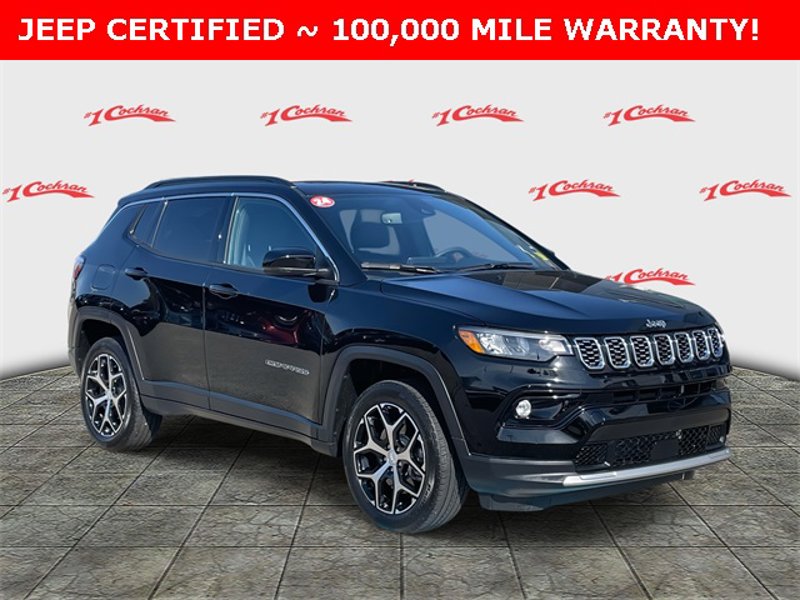 Certified 2024 Jeep Compass Limited w/ Sun and Sound Group image 1