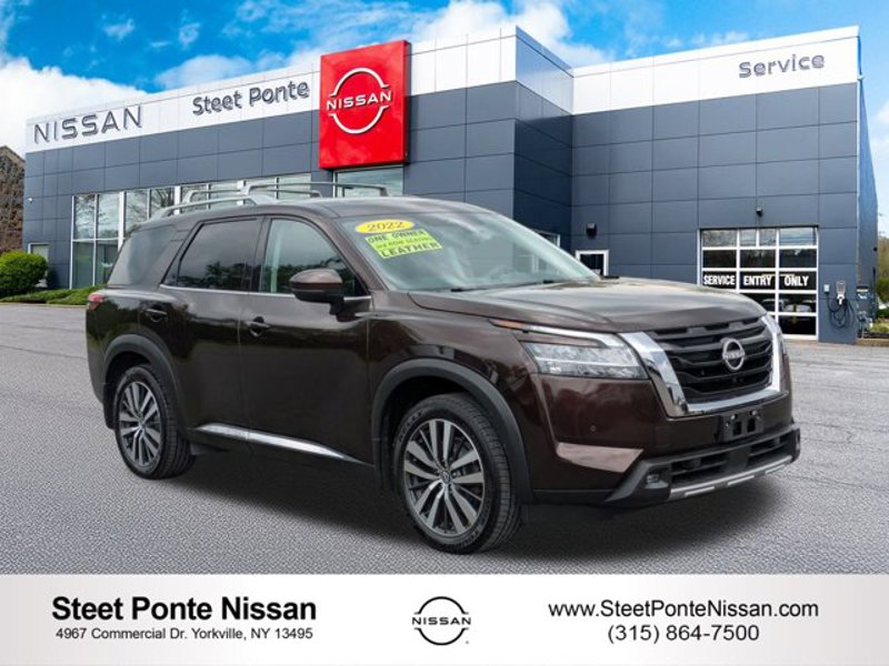 Certified 2022 Nissan Pathfinder Platinum w/ Cargo Package image 1