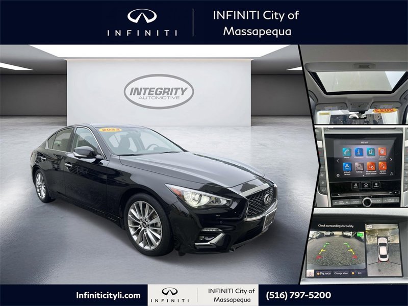 Certified 2022 INFINITI Q50 Luxe w/ Cargo Package image 1