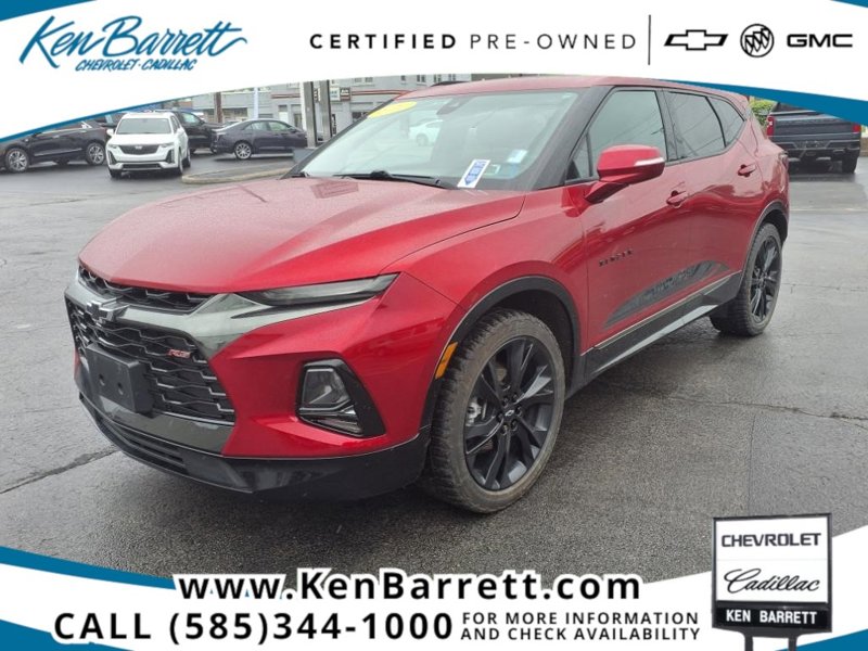Certified 2021 Chevrolet Blazer RS w/ Driver Confidence II Package image 1