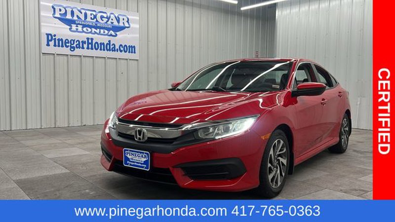 Certified 2018 Honda Civic EX image 1