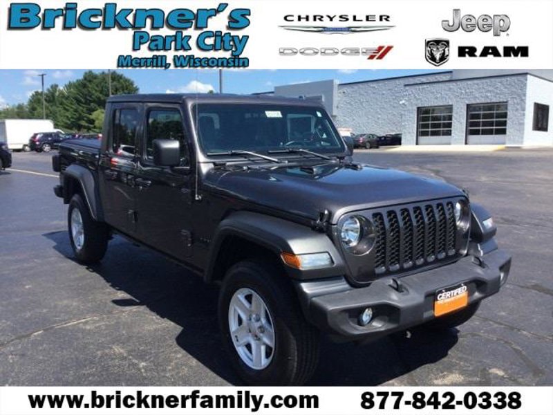 Certified 2020 Jeep Gladiator Sport w/ Quick Order Package 24S image 1