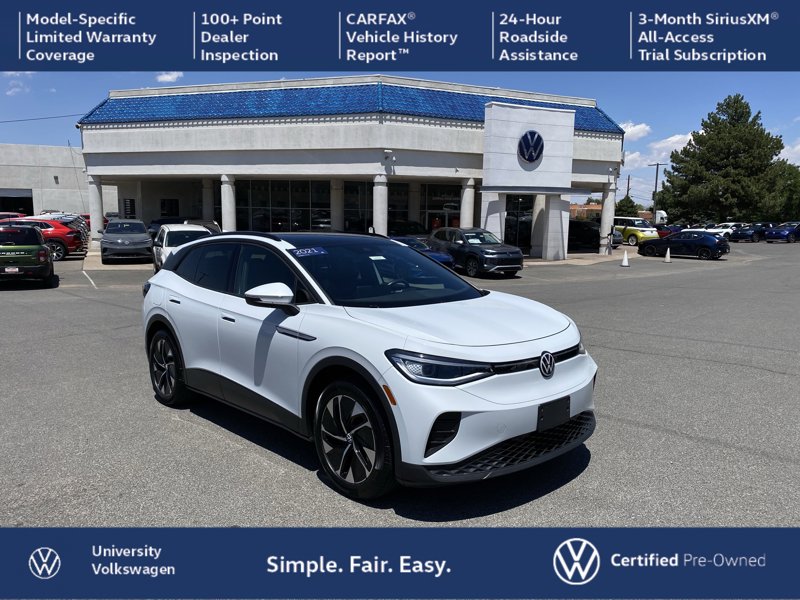 Certified 2021 Volkswagen ID.4 Pro S w/ ID.4 Protection Package image 1
