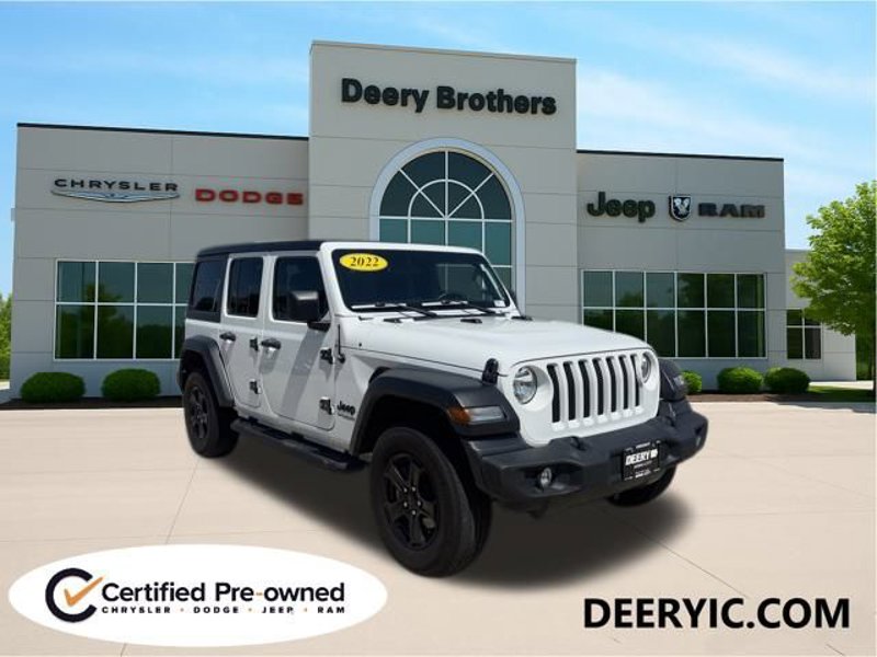 Certified 2022 Jeep Wrangler Unlimited Sport image 1