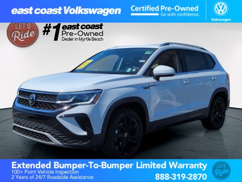 Certified 2022 Volkswagen Taos SEL w/ Panoramic Sunroof Package image 1