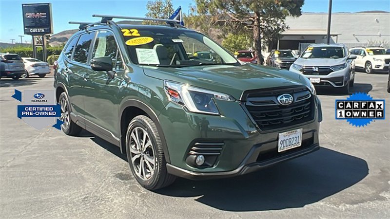 Certified 2022 Subaru Forester Limited w/ Popular Package #2 image 1