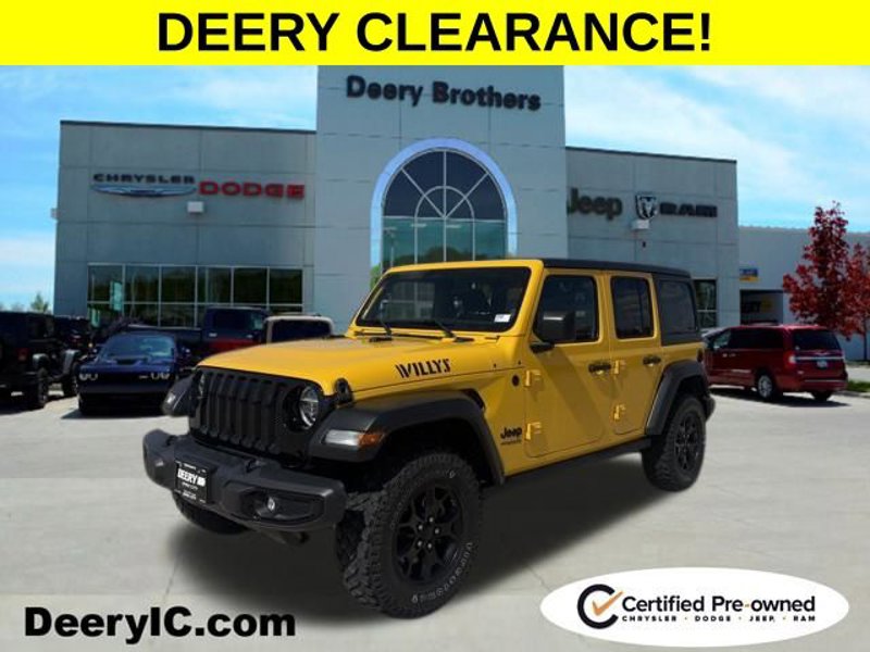 Certified 2021 Jeep Wrangler Unlimited Sport image 1