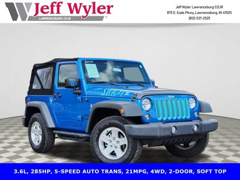 Used 2015 Jeep Wrangler Sport w/ Quick Order Package 24S image 1