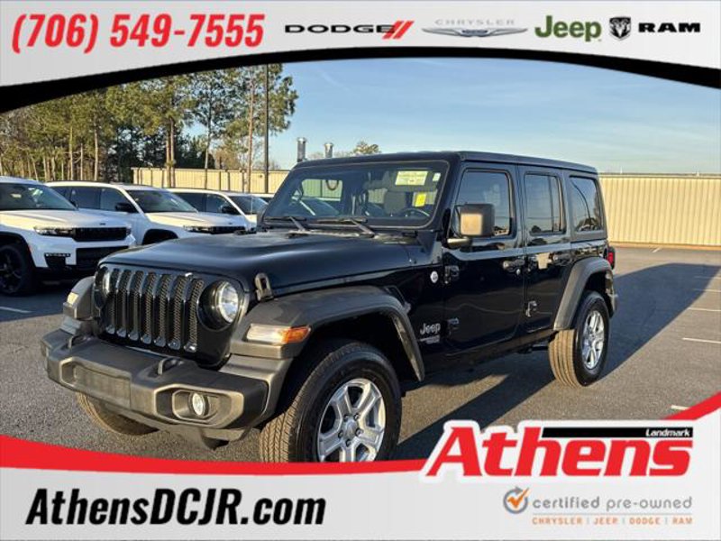 Certified 2021 Jeep Wrangler Unlimited Sport image 1