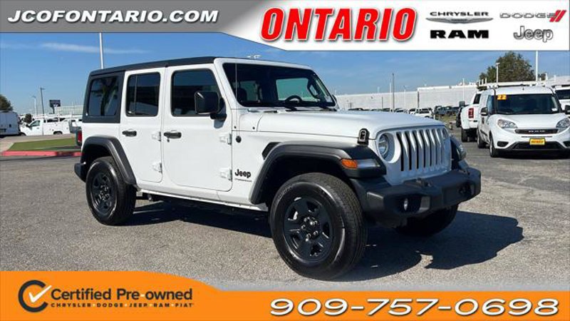 Certified 2023 Jeep Wrangler Unlimited Sport image 1