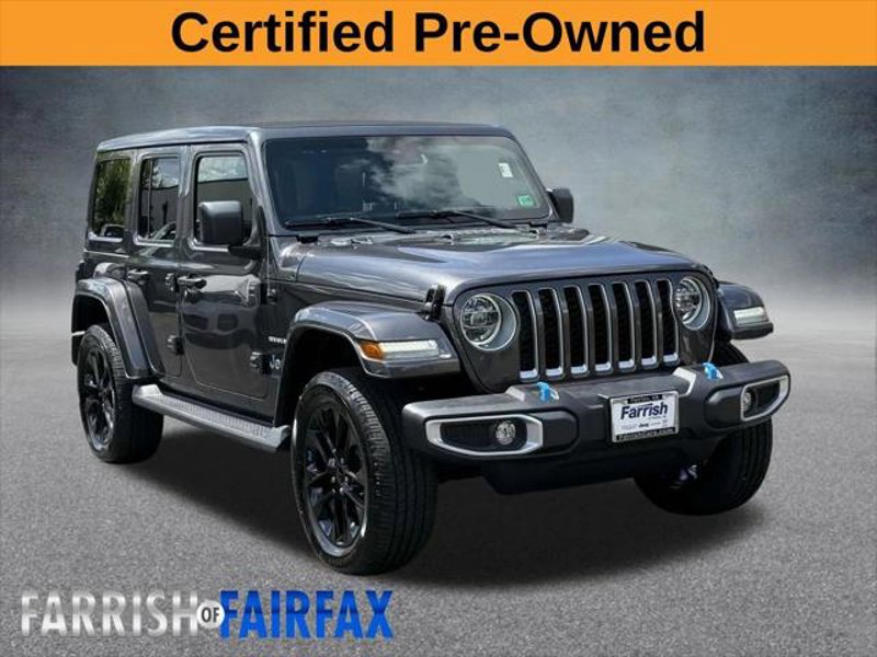 Certified 2022 Jeep Wrangler Unlimited Sahara w/ Cold Weather Group image 1