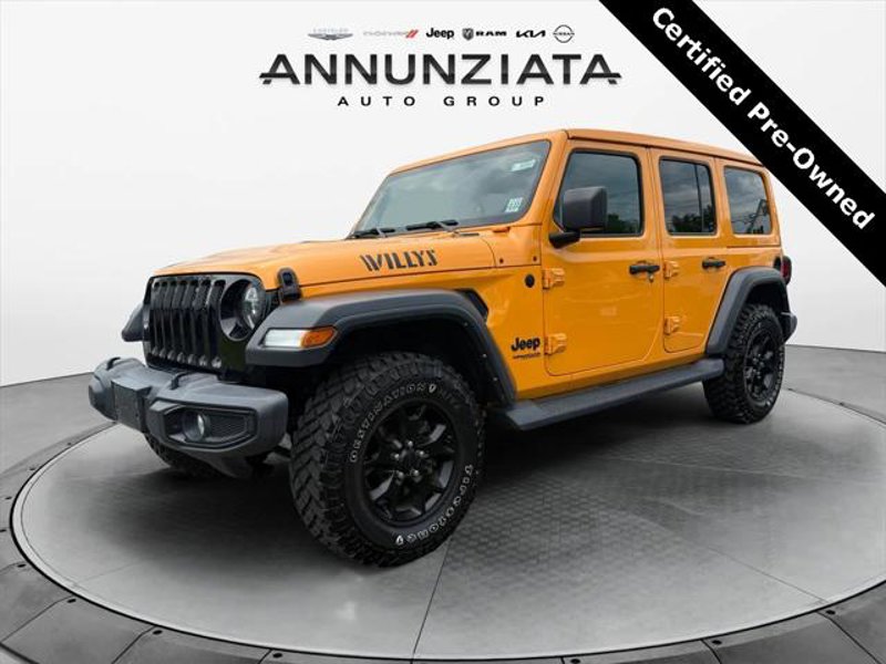 Certified 2021 Jeep Wrangler Unlimited Sport image 1
