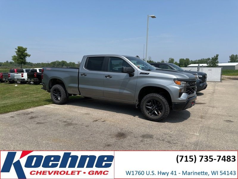 Certified 2023 Chevrolet Silverado 1500 Custom Trail Boss w/ LPO, Dark Essentials Package image 1