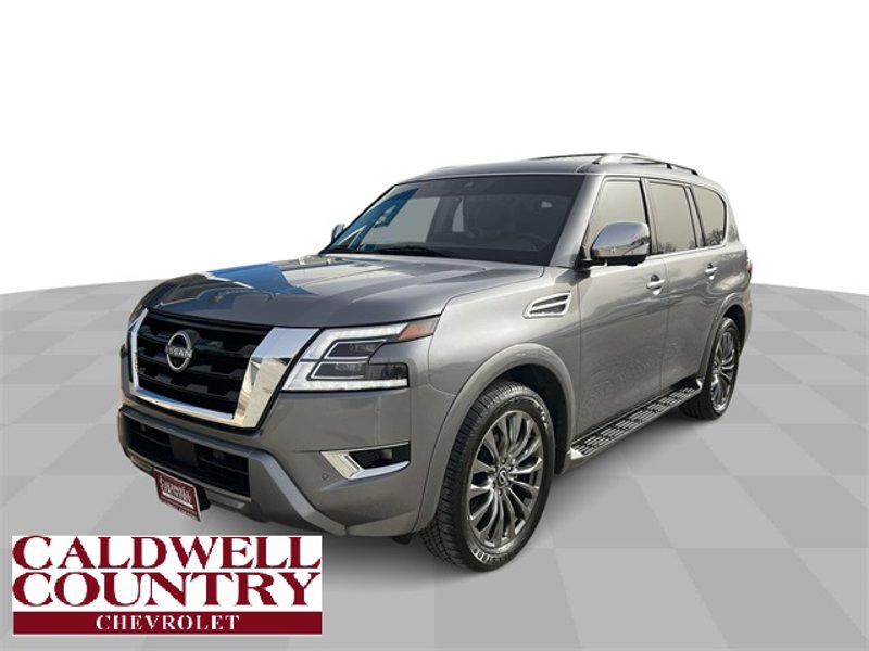 Used 2023 Nissan Armada Platinum w/ Captain's Chairs Package image 1