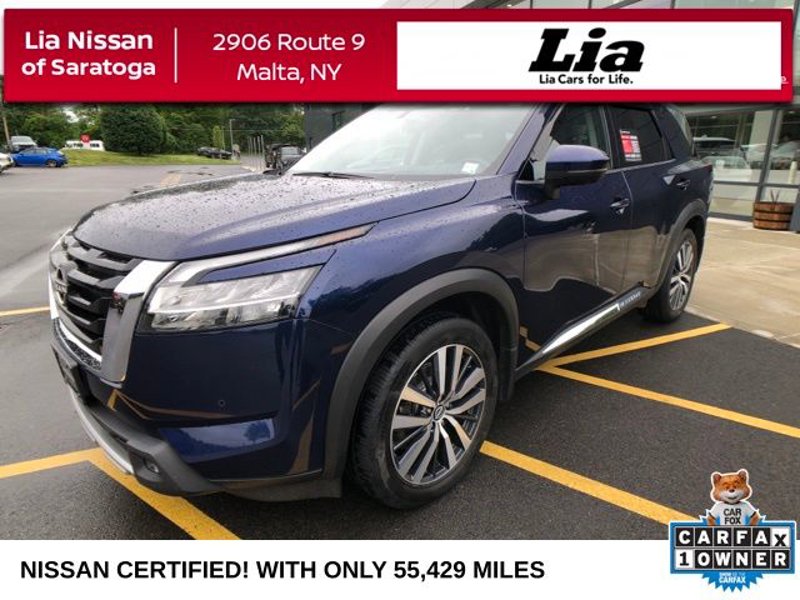 Certified 2022 Nissan Pathfinder Platinum w/ Cargo Package image 1