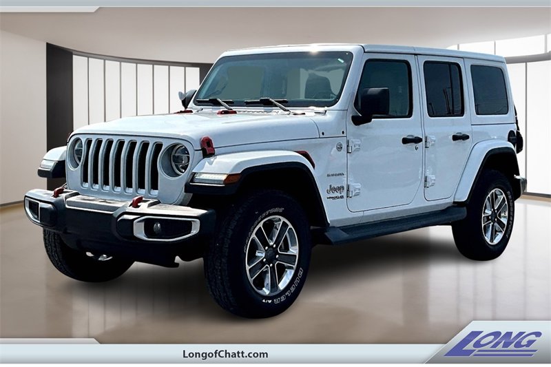 Used 2018 Jeep Wrangler Unlimited Sahara w/ LED Lighting Group image 1