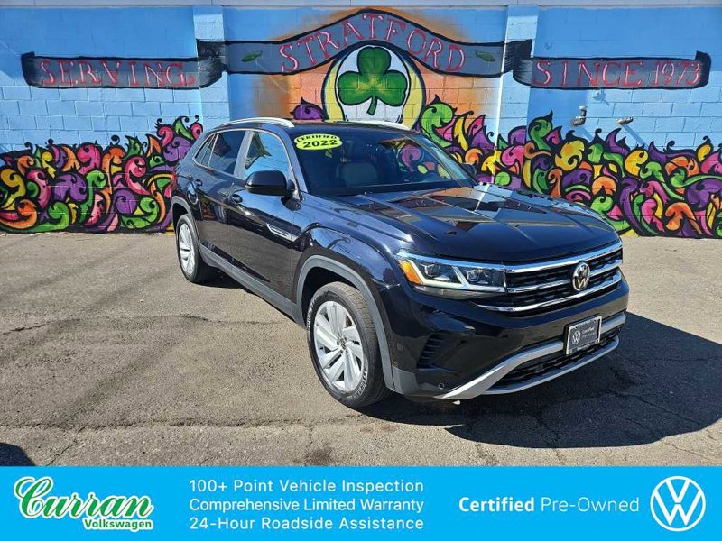 Certified 2022 Volkswagen Atlas Cross Sport SE w/ Panoramic Sunroof Package image 1
