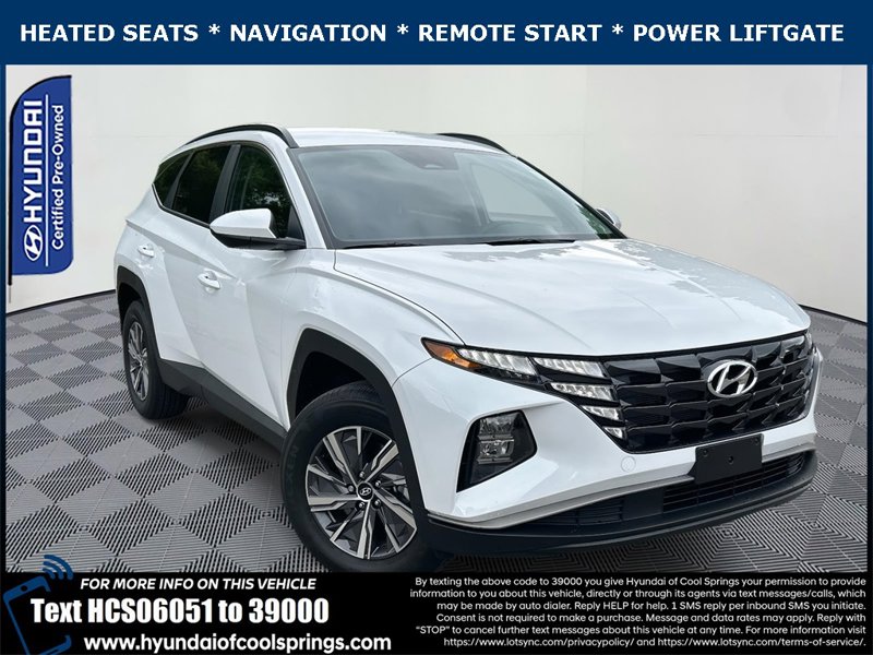 Certified 2024 Hyundai Tucson Blue image 1