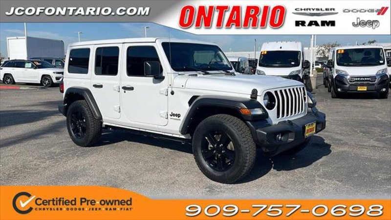 Certified 2021 Jeep Wrangler Unlimited Sport image 1