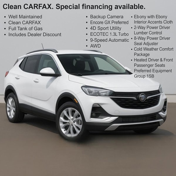 Used 2021 Buick Encore GX Preferred w/ Cold Weather Comfort Package image 1