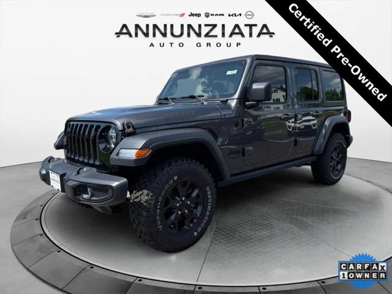 Certified 2021 Jeep Wrangler Unlimited Sport image 1