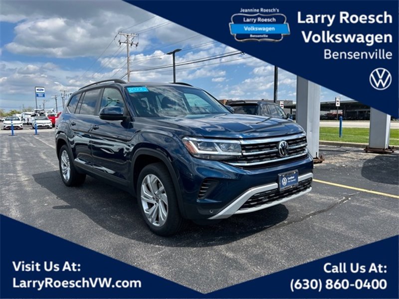 Certified 2022 Volkswagen Atlas SE w/ Panoramic Sunroof Package image 1