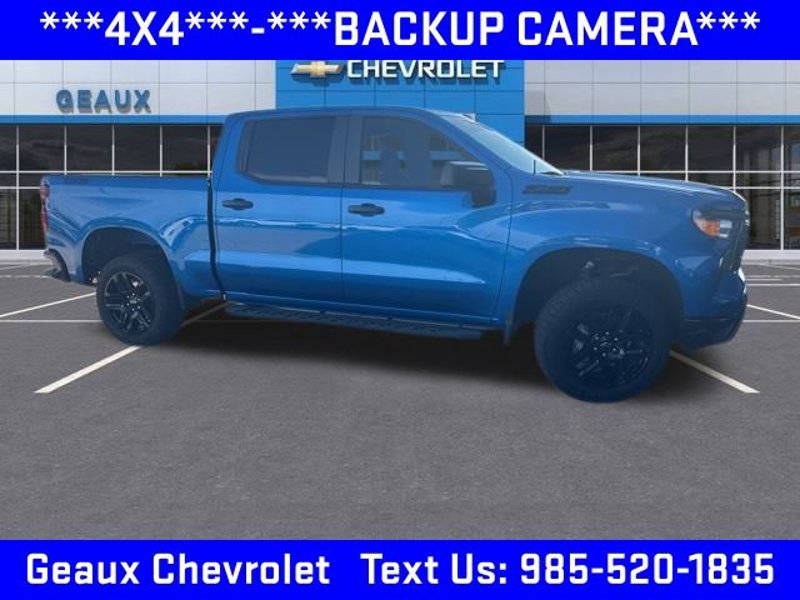 Certified 2022 Chevrolet Silverado 1500 Custom Trail Boss w/ LPO, Dark Essentials Package image 1