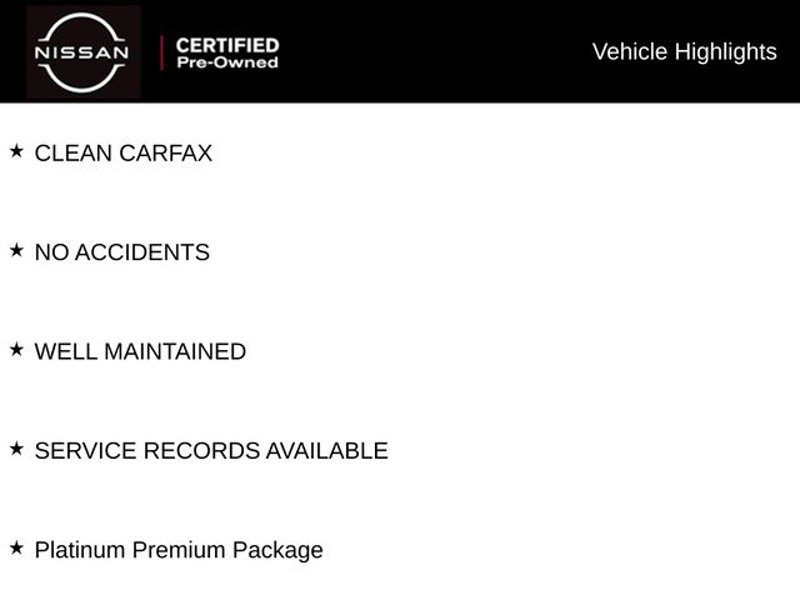 Certified 2023 Nissan Rogue Platinum image 1