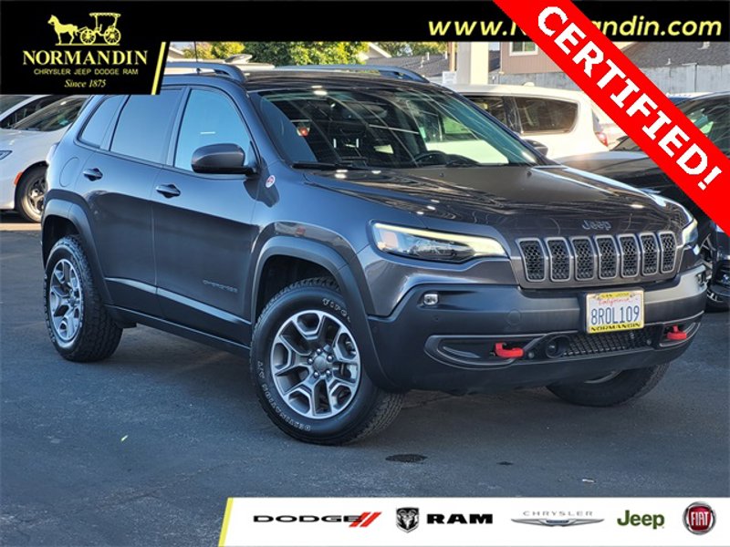 Certified 2021 Jeep Cherokee Trailhawk w/ Technology Group image 1