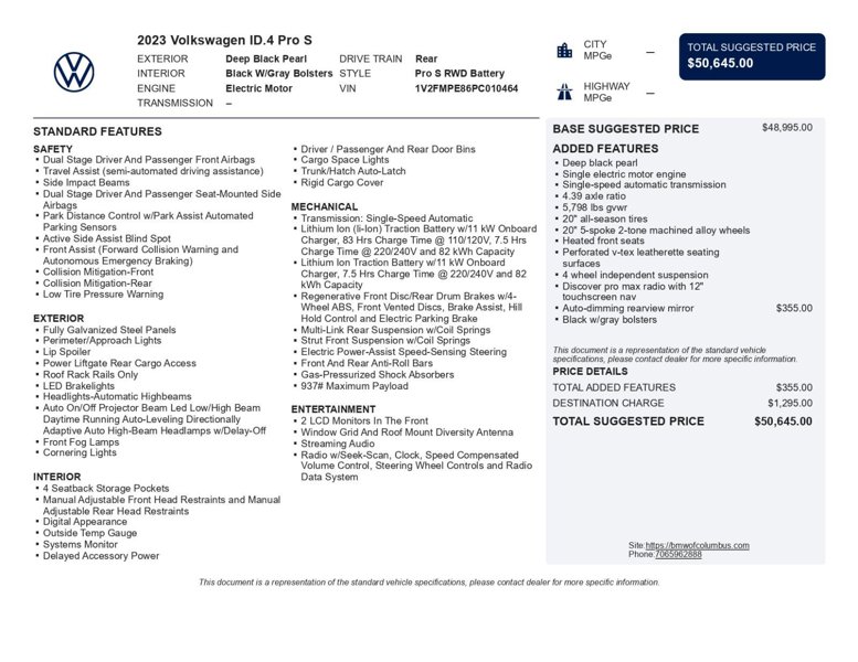 Used 2023 Volkswagen ID.4 Pro S image 1