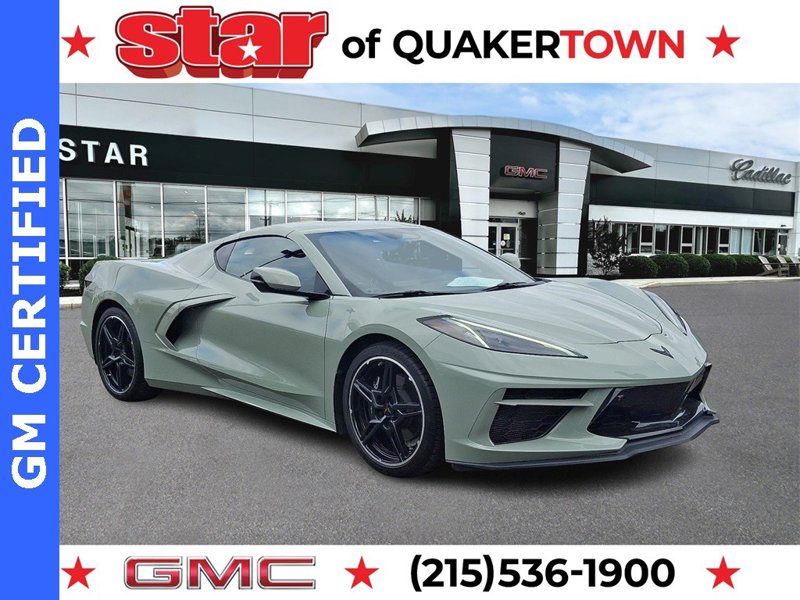 Certified 2024 Chevrolet Corvette Stingray Preferred Cpe w/ Stealth Interior Trim Package image 1
