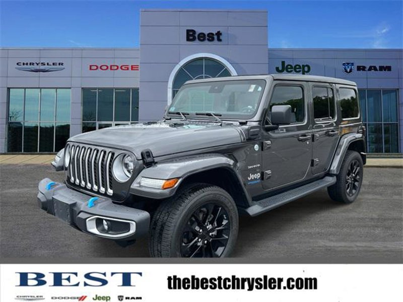 Certified 2021 Jeep Wrangler Unlimited Sahara w/ Cold Weather Group image 1