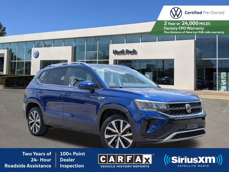 Certified 2022 Volkswagen Taos SE w/ Panoramic Sunroof Package image 1