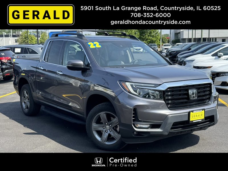 Certified 2022 Honda Ridgeline RTL-E image 1
