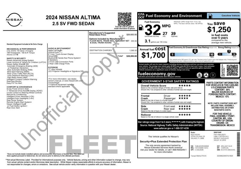 Used 2024 Nissan Altima 2.5 SV image 1