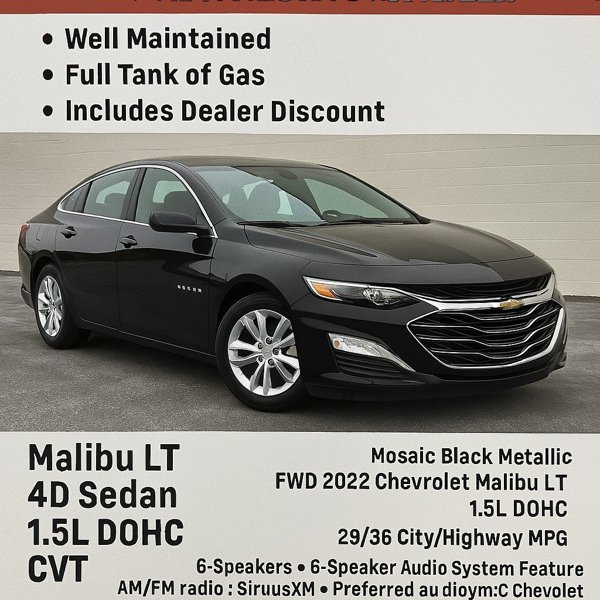 Used 2022 Chevrolet Malibu LT image 1