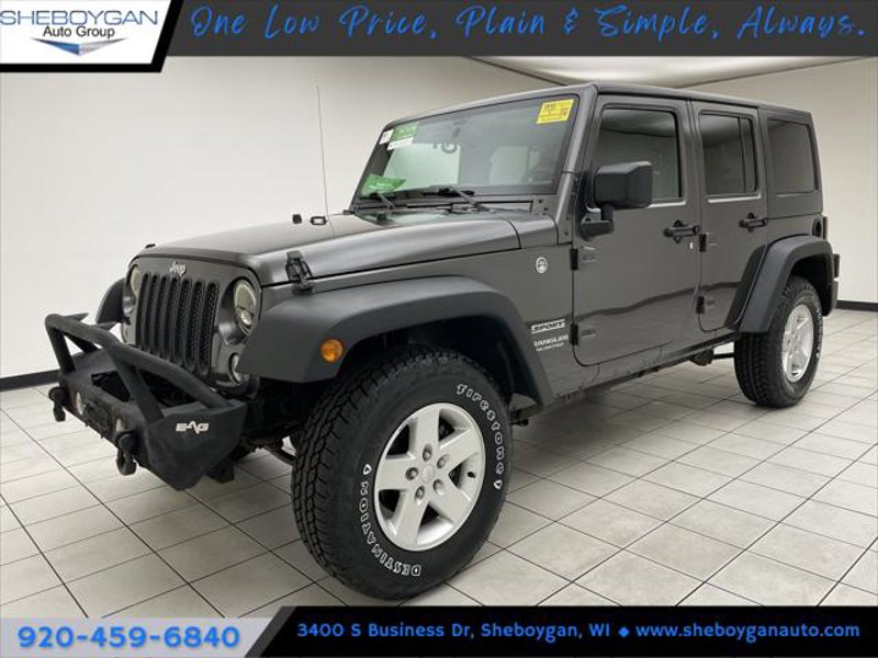 Certified 2017 Jeep Wrangler Unlimited Sport w/ Quick Order Package 24S image 1
