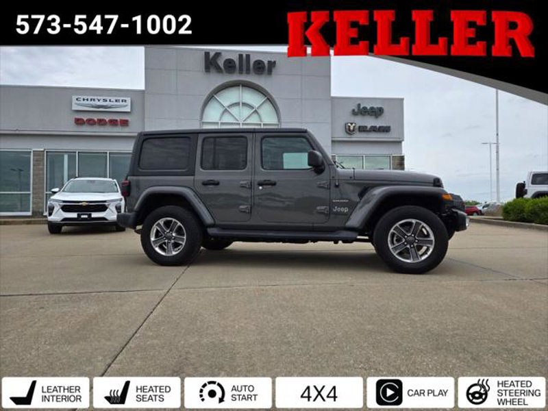 Certified 2021 Jeep Wrangler Unlimited Sahara w/ LED Lighting Group image 1